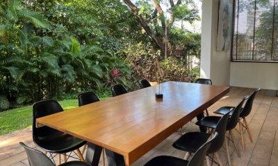 Rose Apple Residence Dining Area with Outdoor View | Siem Reap, Cambodia