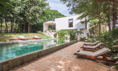 Rose Apple Residence Pool Side Loungers | Siem Reap, Cambodia