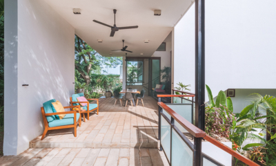 Rose Apple Residence Seating Area with View | Siem Reap, Cambodia