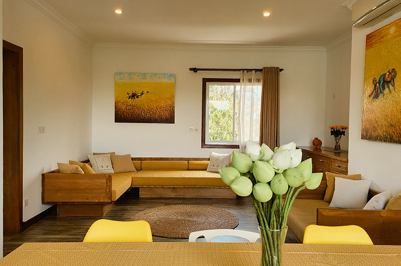 Villa Leakhena Indoor Living Area | Siem Reap, Cambodia
