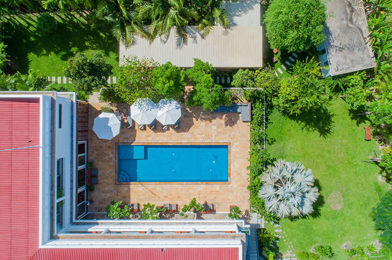 Villa Leakhena Gardens and Pool from Top | Siem Reap, Cambodia