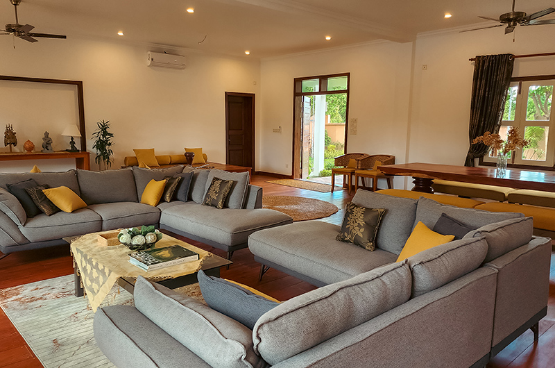 Villa Leakhena Indoor Living Area | Siem Reap, Cambodia