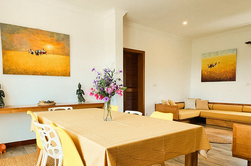 Villa Leakhena Living and Dining Area | Siem Reap, Cambodia