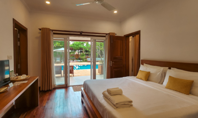 Villa Leakhena Bedroom with Pool View | Siem Reap, Cambodia