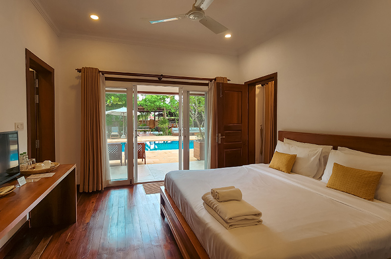 Villa Leakhena Bedroom with Pool View | Siem Reap, Cambodia