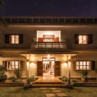 Villa Leakhena Exterior at Night | Siem Reap, Cambodia