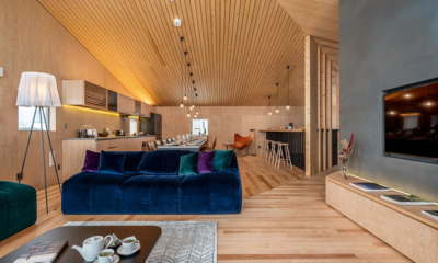 Foxwood B Living Room with TV | Niseko, Japan