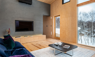 Foxwood B Indoor Living Area with TV and View | Niseko, Japan