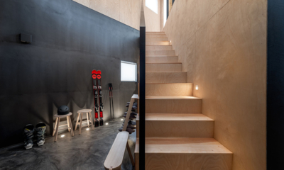 Foxwood B Up Stairs Area with Ski Equipment | Niseko, Japan