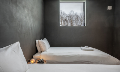 Foxwood B Bedroom with Twin Beds and View | Niseko, Japan