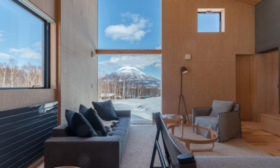 Foxwood E Living Area with View | Niseko, Japan