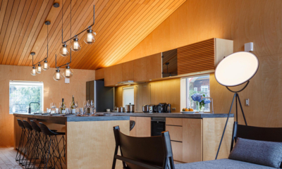 Foxwood E Kitchen and Dining Area with Hanging Lamps | Niseko, Japan