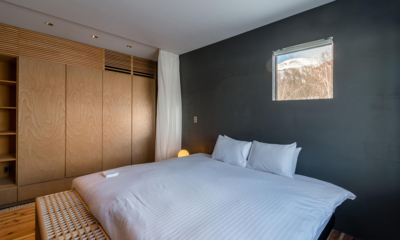 Foxwood E Bedroom with Wooden Floor | Niseko, Japan