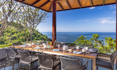 Villa Varya Pool Side Dining Area with View | Kamala, Phuket