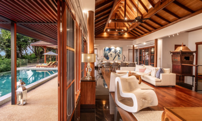 Villa Varya Living Room with Pool View | Kamala, Phuket