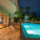Serene Garden Residence Swimming Pool at Night | Siem Reap, Cambodia