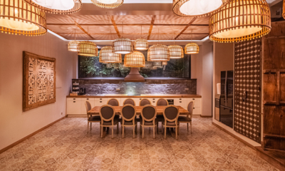 Serene Garden Residence Dining with Hanging Lamps | Siem Reap, Cambodia