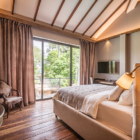 Serene Garden Residence Bedroom One with Outdoor View | Siem Reap, Cambodia