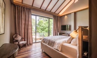 Serene Garden Residence Bedroom One with Outdoor View | Siem Reap, Cambodia