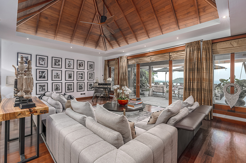 Villa Baan Phu Prana Living Area with View | Surin, Phuket