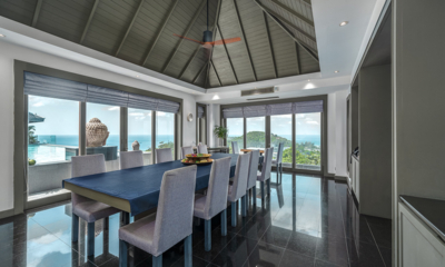 Villa Baan Phu Prana Indoor Dining Area with View | Surin, Phuket