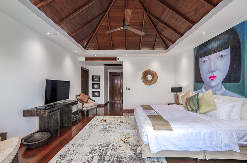Villa Baan Phu Prana Spacious Bedroom Three with TV | Surin, Phuket