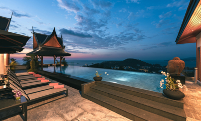 Villa Baan Phu Prana Pool at Night | Surin, Phuket