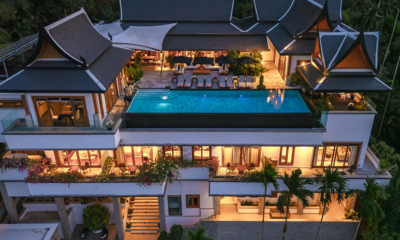 Villa Baan Phu Prana Outdoor Area at Night | Surin, Phuket