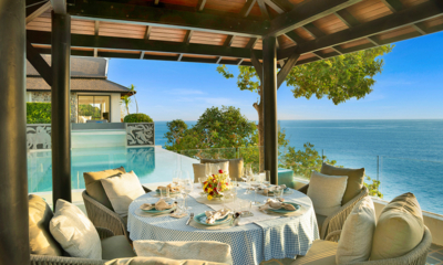 Villa La Prana Dining Area with Sea View | Kamala, Phuket