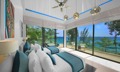Villa La Prana Bedroom Six with Twin Beds and Sea View | Kamala, Phuket