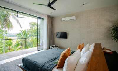 Villa Alba Bedroom Two with TV and View | Koggala, Sri Lanka
