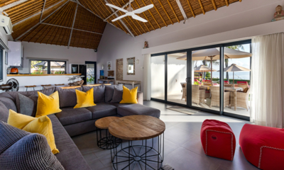 Villa Pantai Kubu Indoor Living Area with View | Tulamben, Bali