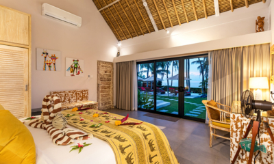 Villa Pantai Kubu Bedroom Two View at Night | Tulamben, Bali