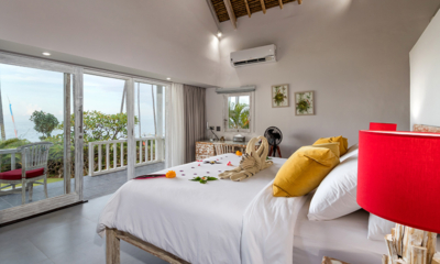 Villa Pantai Kubu Bedroom Three and Balcony | Tulamben, Bali