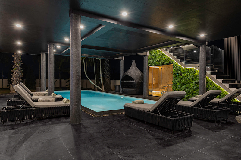 Palm Villa Pool Side Sun Beds | Chiang Mai, Thailand