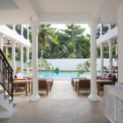 Ginger Palm Villa Living Area with Up Stairs | Dickwella, Sri Lanka