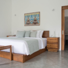 Ginger Palm Villa Bedroom and Bathroom One | Dickwella, Sri Lanka