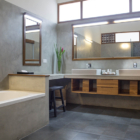 Ginger Palm Villa His and Hers Bathroom One with Bathtub | Dickwella, Sri Lanka