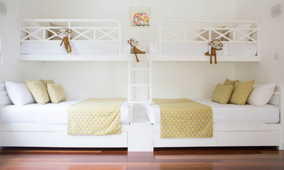 Ginger Palm Villa Bedroom Four with Two Bunk Beds | Dickwella, Sri Lanka