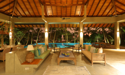 Kirana Living Area at Night | Bentota, Sri Lanka