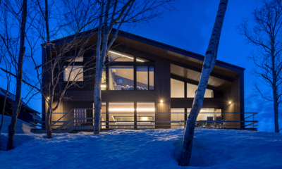 Meikeikyo Hanazono Outdoor Area with Snow at Night | Hanazono, Niseko