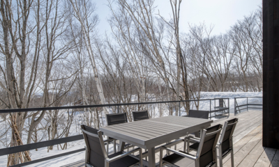 Meikeikyo Hanazono Open Plan Dining Area with Snow View | Hanazono, Niseko