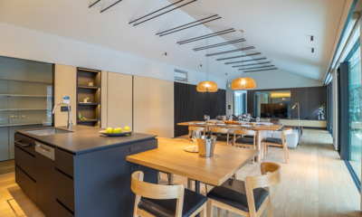 Iori Niseko Kitchen and Dining Area | West Hirafu, Niseko