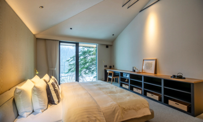 Iori Niseko Bedroom with Study Area and View | West Hirafu, Niseko