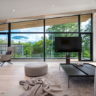Ryoun Indoor Living Area with TV | Hirafu, Niseko