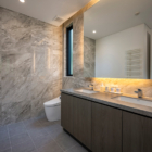 Ryoun Bathroom with Mirror | Hirafu, Niseko