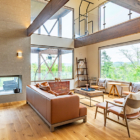Sanga House Niseko Living Area with TV and Wooden Floor | East Hirafu, Niseko