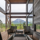 Sanga House Niseko Open Plan Seating Area with Mountain View | East Hirafu, Niseko