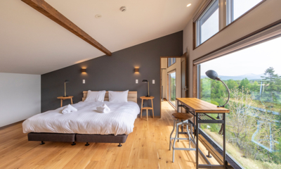Sanga House Niseko Bedroom One with View | East Hirafu, Niseko