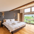 Sanga House Niseko Bedroom One with Study Area and View | East Hirafu, Niseko
